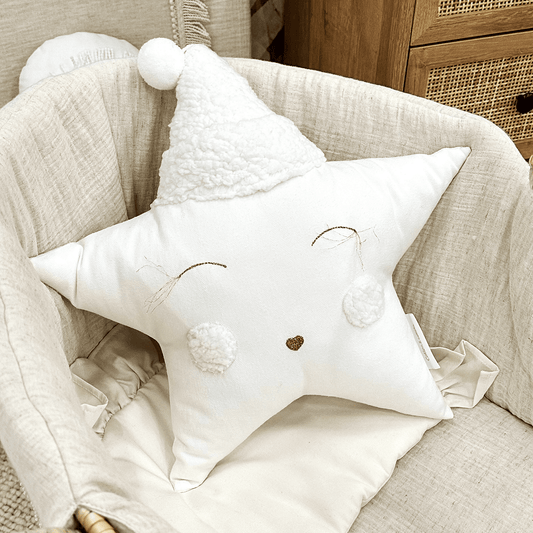 Sierkussen , Sleeping Star- White