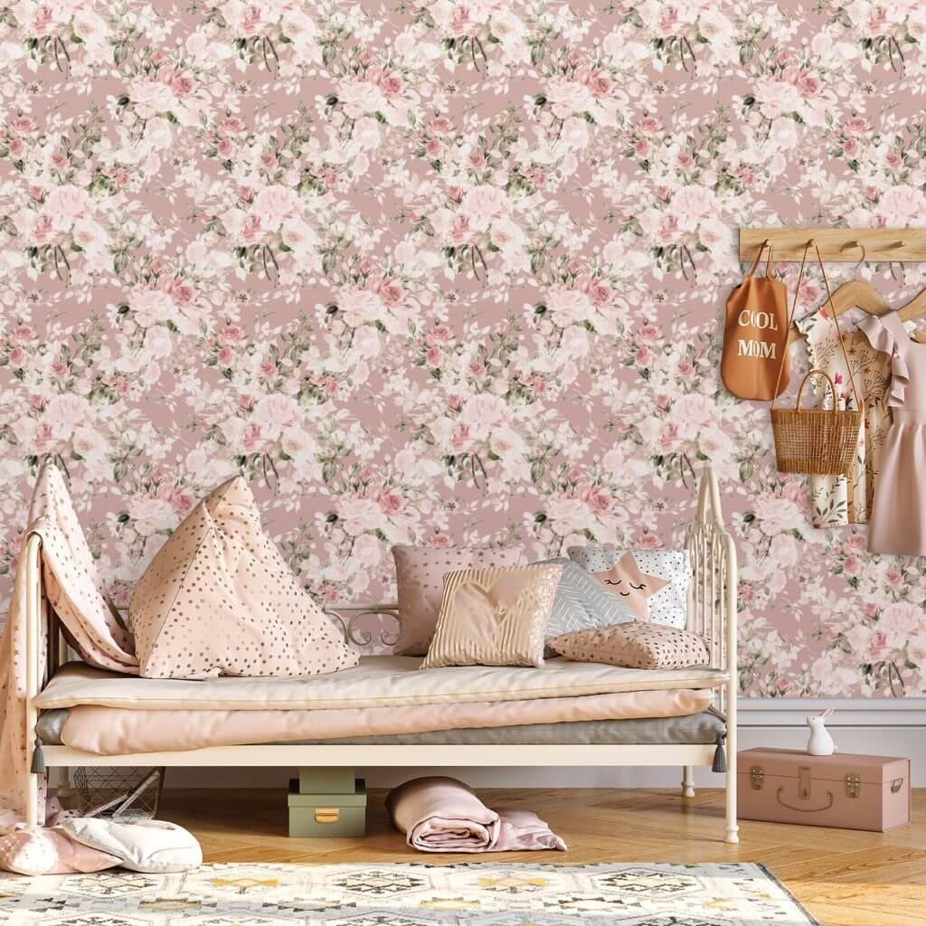 Dusty Rose -  2 rollen-  Behang