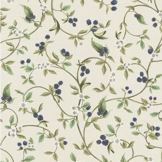 Fleurs Vert et Beige - 2 rouleaux - Papier peint