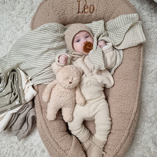 Naam Teddy babynest- Beige