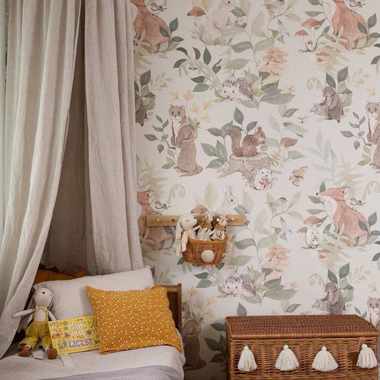 Woodland Small-Green- Behang