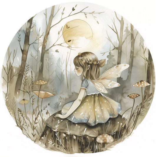 Forest Moon Fairies - Circle Wandsticker