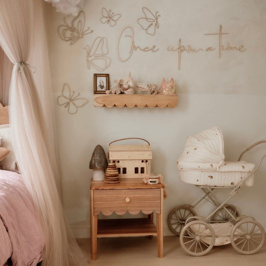 Houten Tekst 'Once upon a time' Large