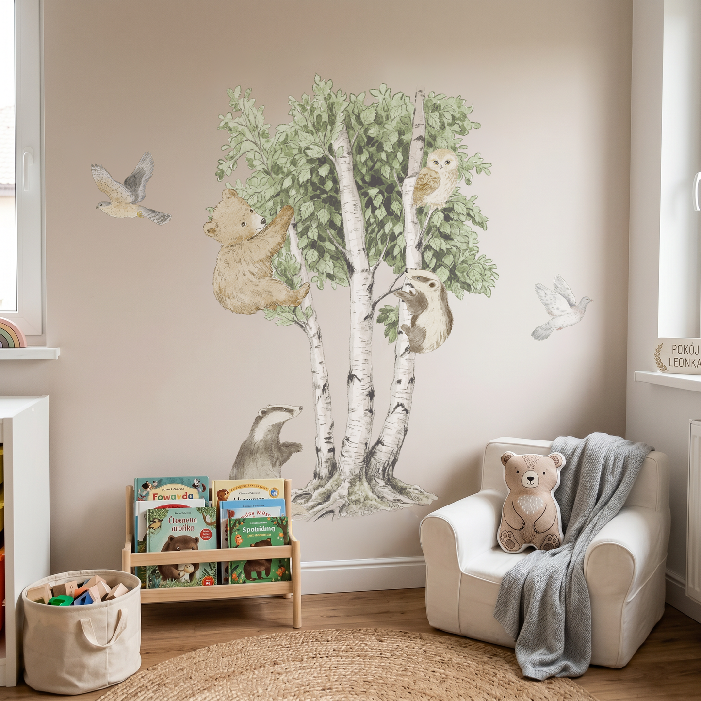 Birds Pink - Wall Sticker