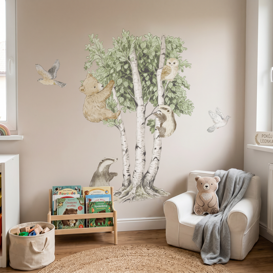 Birds Pink - Wall Sticker