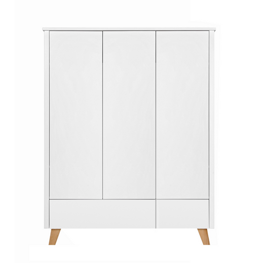Three-Door Wardrobe Saar - White