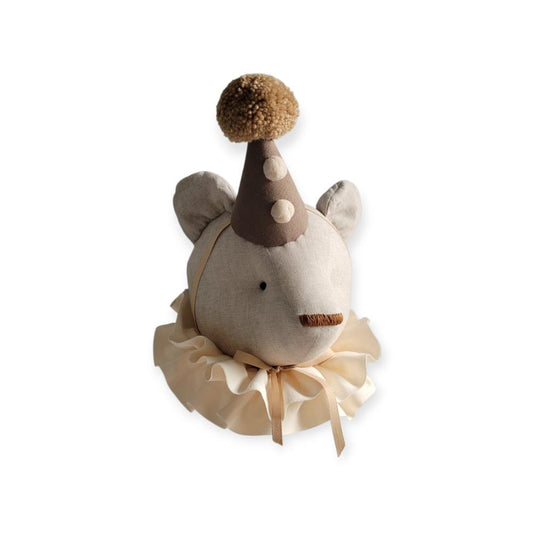 Beer naturel- Bruin hoedje