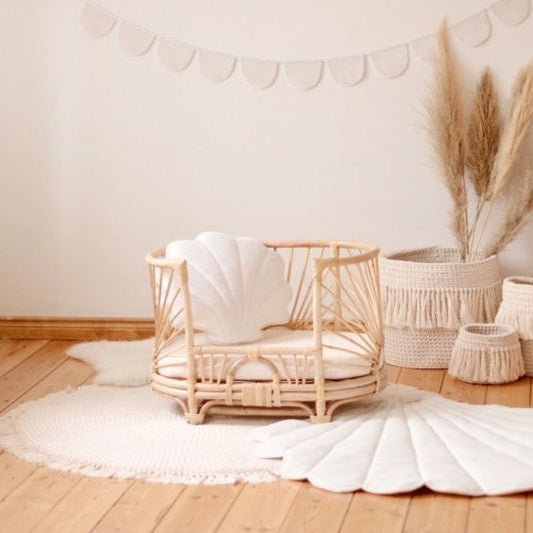 Velvet Speelmat "Shell-White "