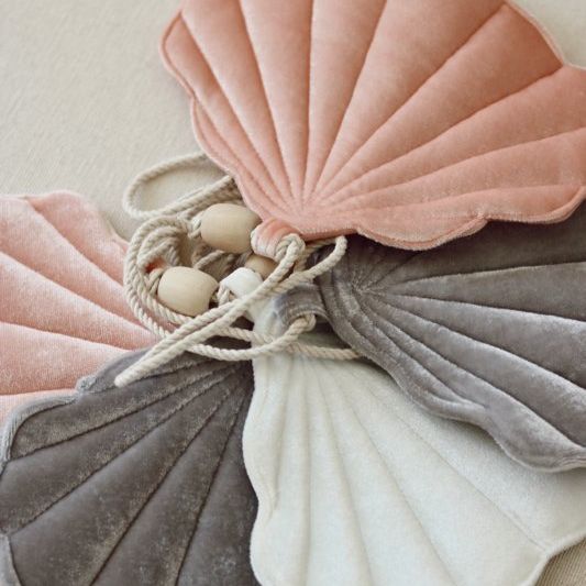 Slinger Velvet Schelp "Velvet Pink Pearl"