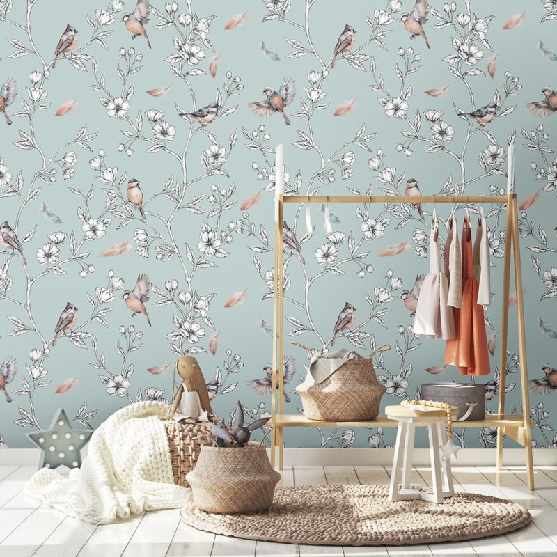 Spring-Mint Behang