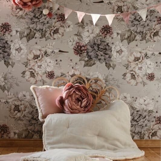 "Dreamy Pink & Pompoms "  Garland