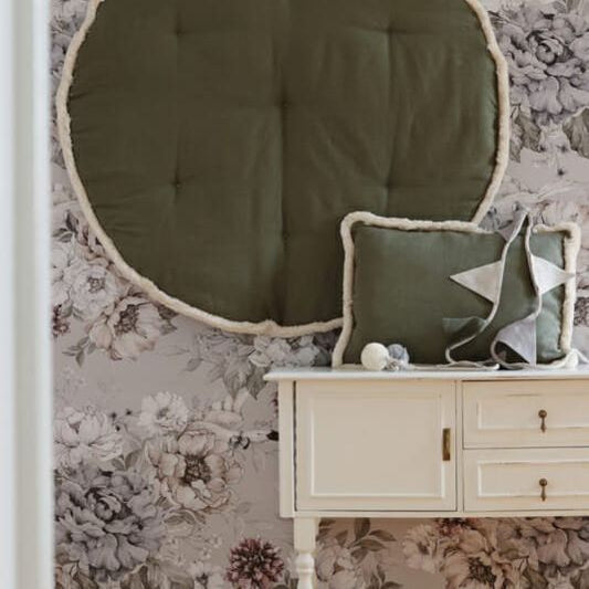" Cozy & Soft" (speel)kleed Green & Beige - Unisex