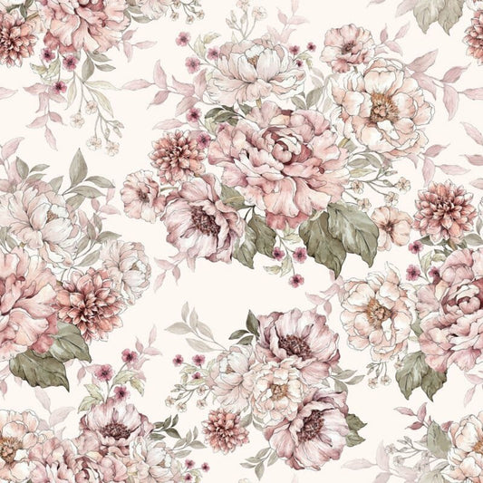 @dehuismuts Wallpaper Flowers - Dreamy Pink & Peony