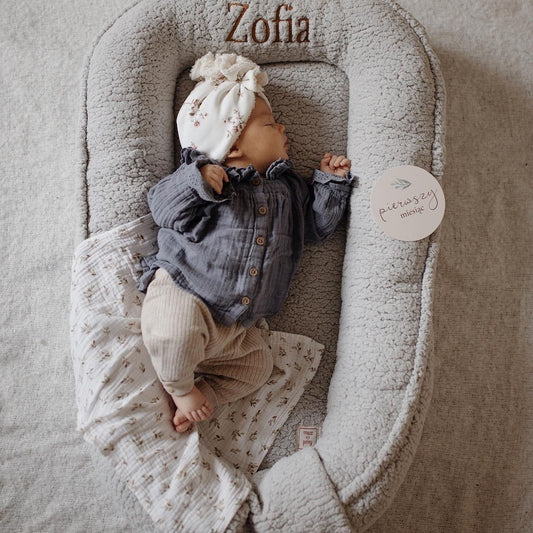 Naam Teddy babynest- Gray