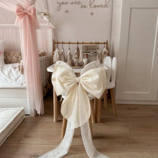 XL tulle strik-Vanilla