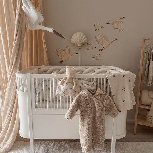 Houten ganzen set muurdecoratie