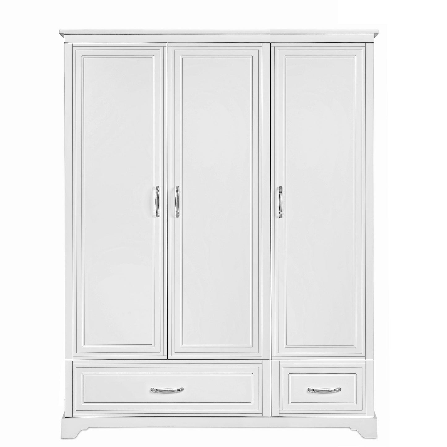 3-deurs kledingkast Mare - Wit