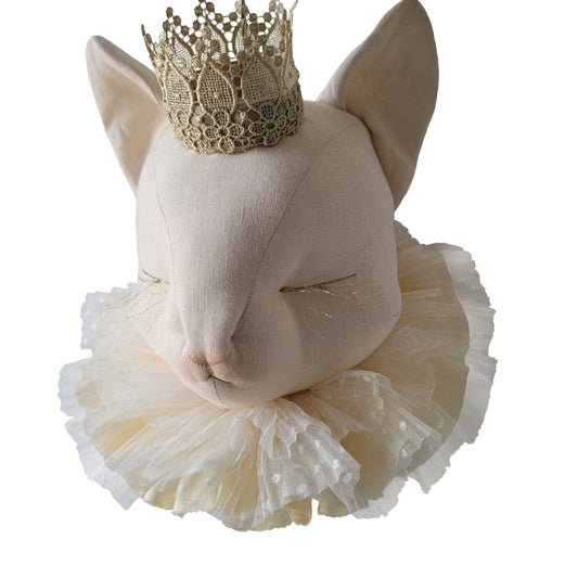 Cat-Light Beige-met kroon ' Mia'