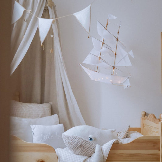 Sailing Ship Kite - White