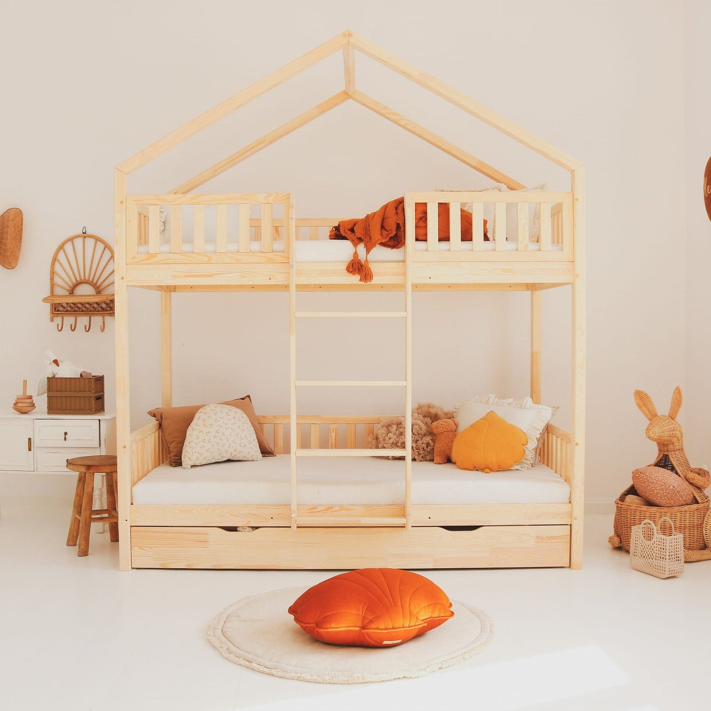 Fast delivery - Bunk bed Feline with drawer, 90/190 cm