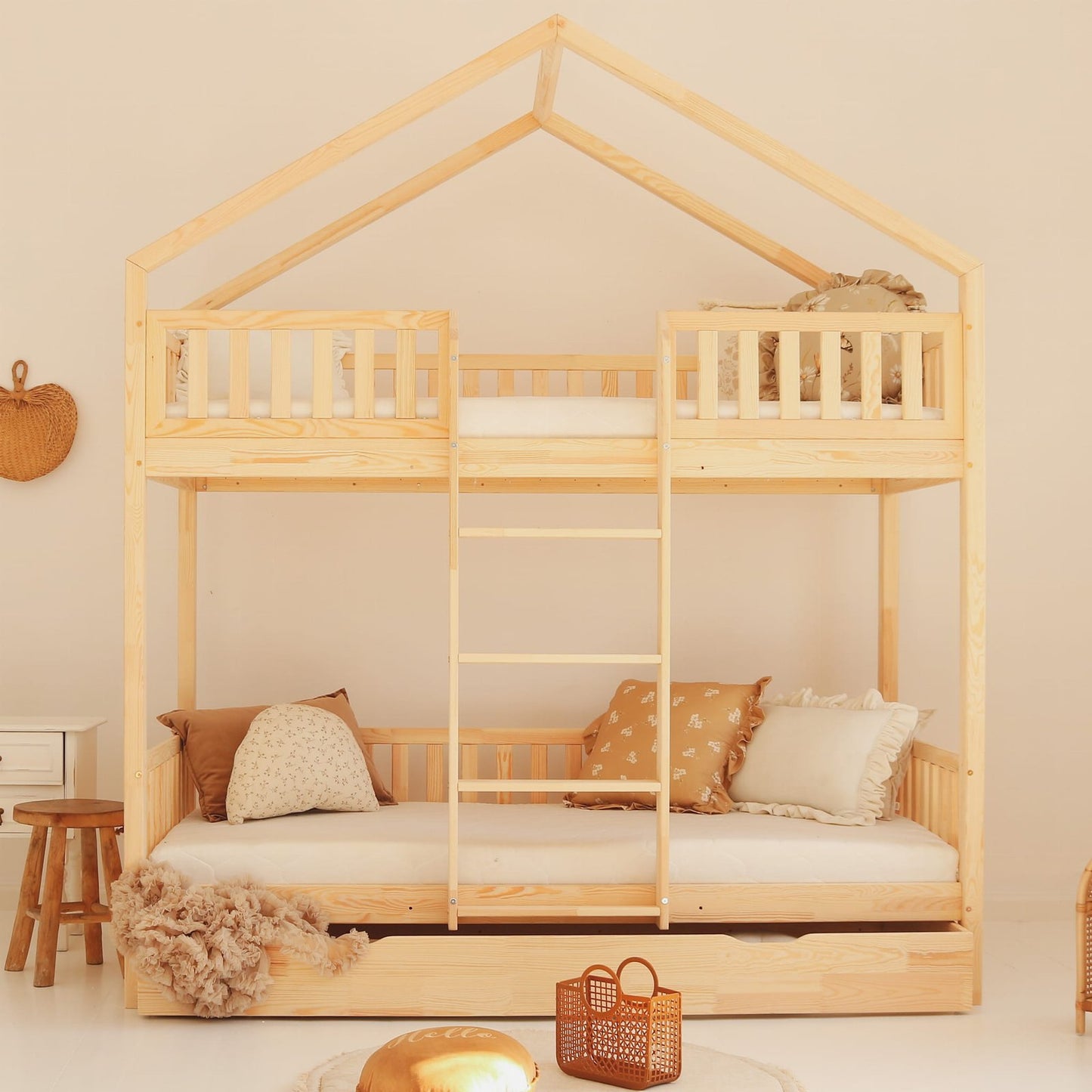 Fast delivery - Bunk bed Feline with drawer, 90/190 cm
