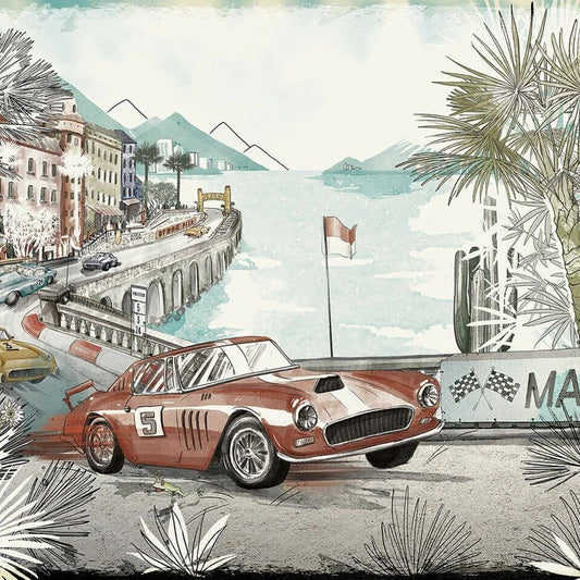 Monaco Racing Behang