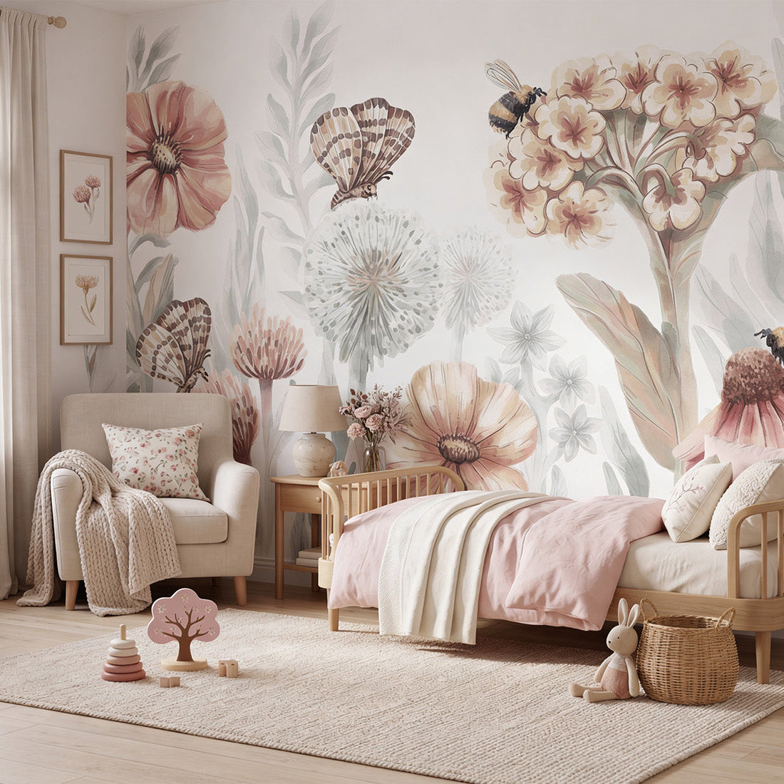 Wildflowers - large behang