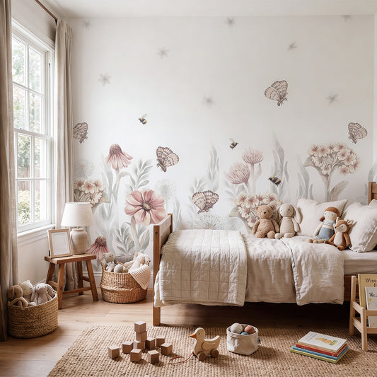 Wildflowers - medium behang