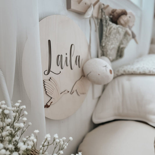 Wandlamp ' Goose' met Naam- Customize!