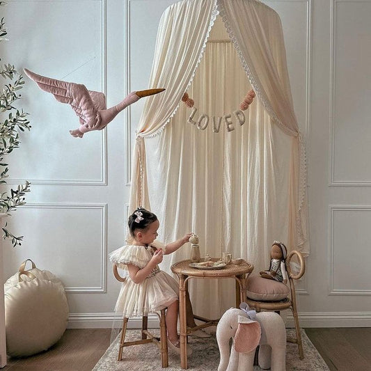 Cigogne rose poudré