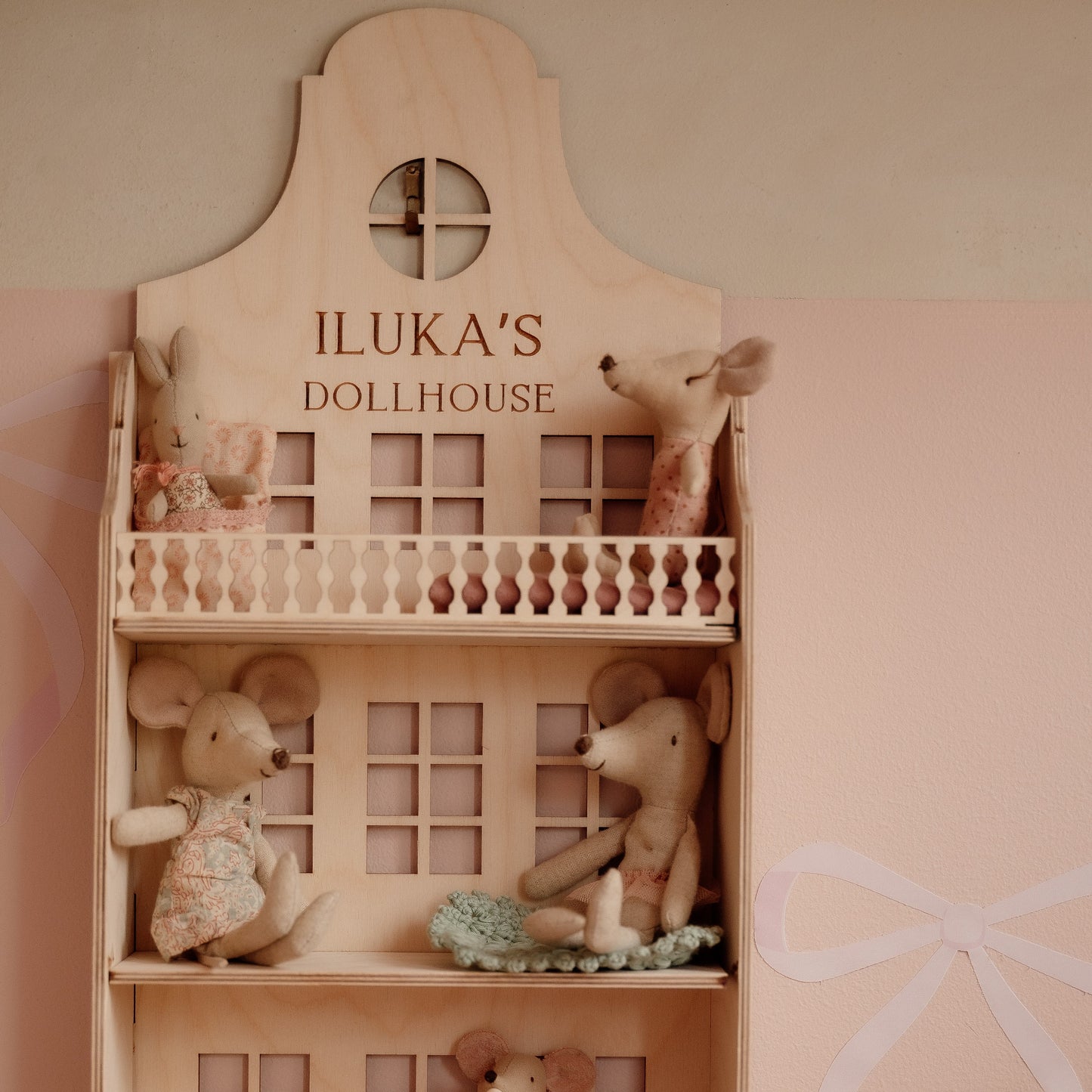 Maison de poupée Juliette personnalisable
