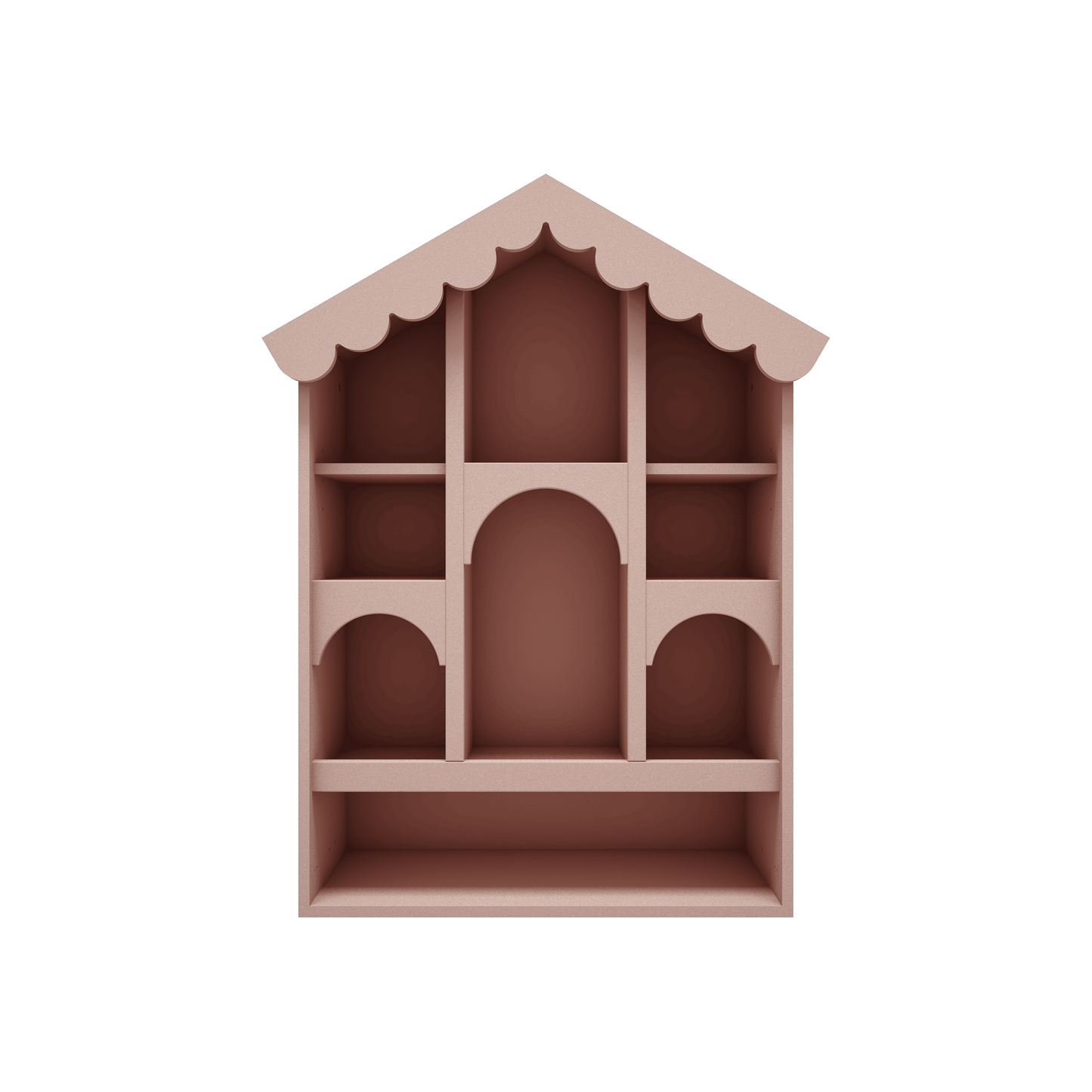 Babushka large dollhouse pink