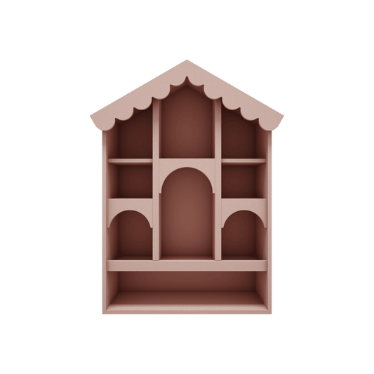 Babushka large dollhouse pink