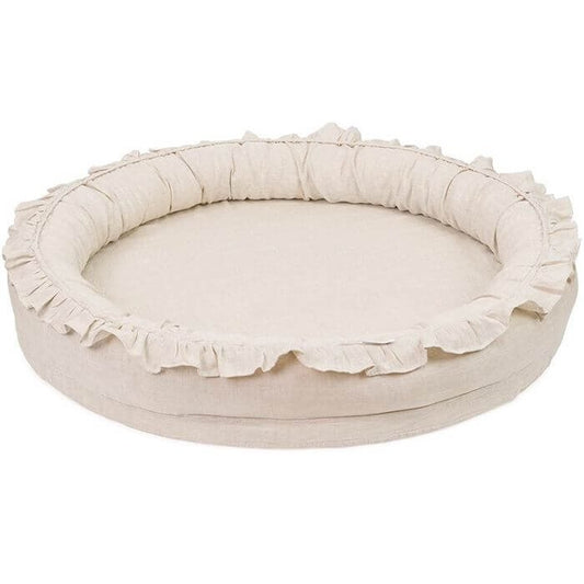 Cotton&Sweets Linen junior nest Pure Nature - Natural