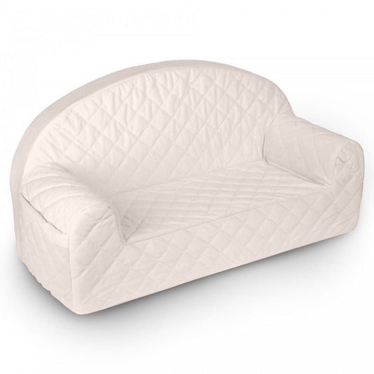 Sofa-Velvet Ecru