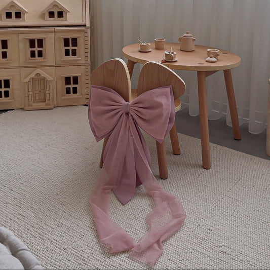 XL tulle strik-Roze