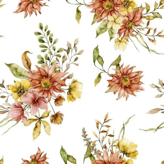 'Summer Flowers ' Behang ( 2 rollen)