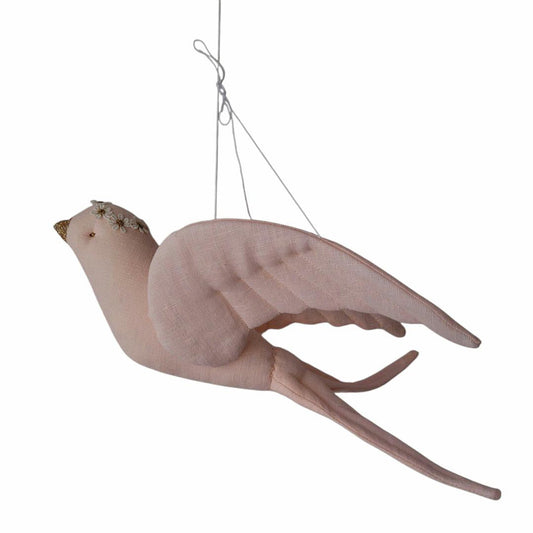 Linen swallow- powder pink PRE ORDER