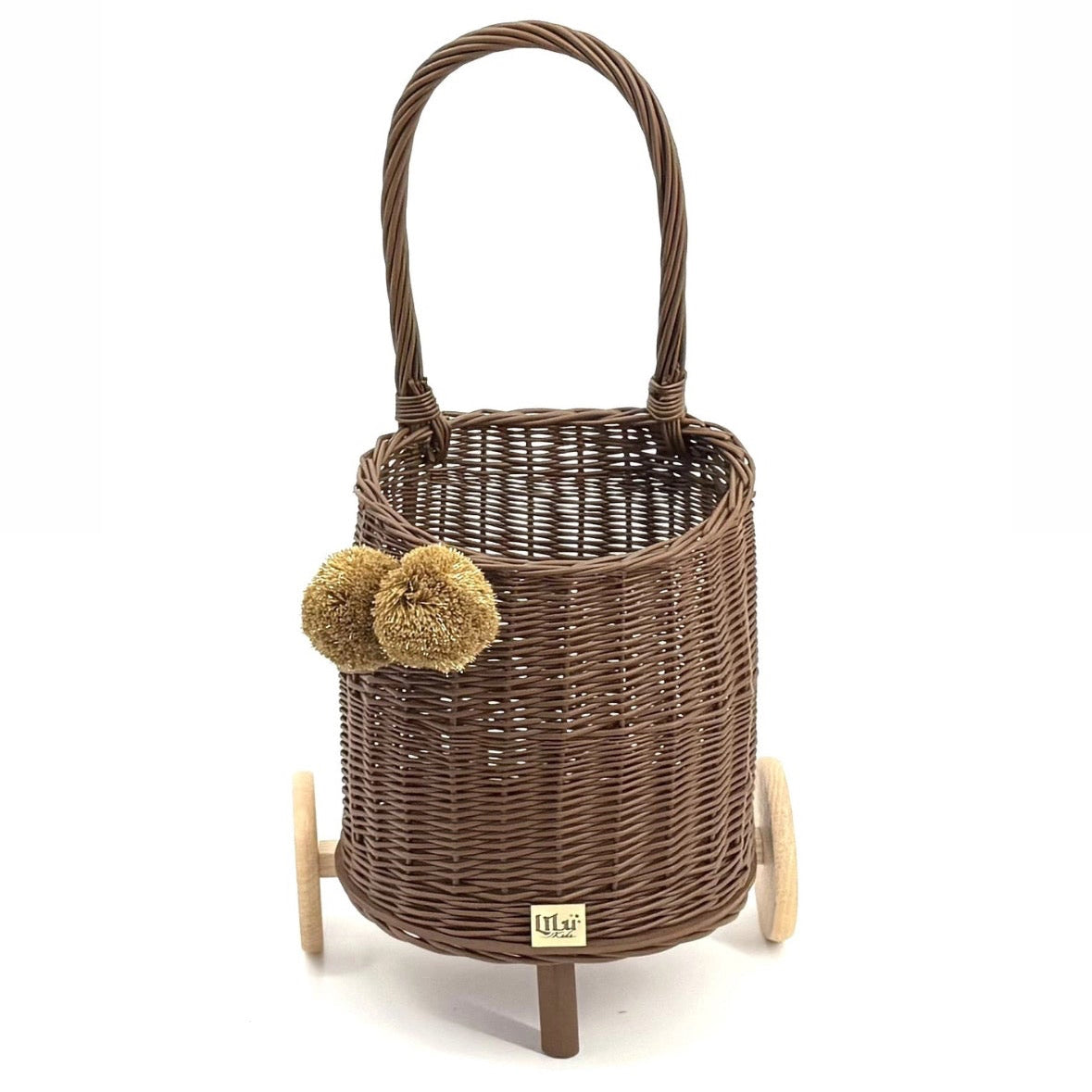 Rieten Poppenwagen 'BUGGY' Teddy