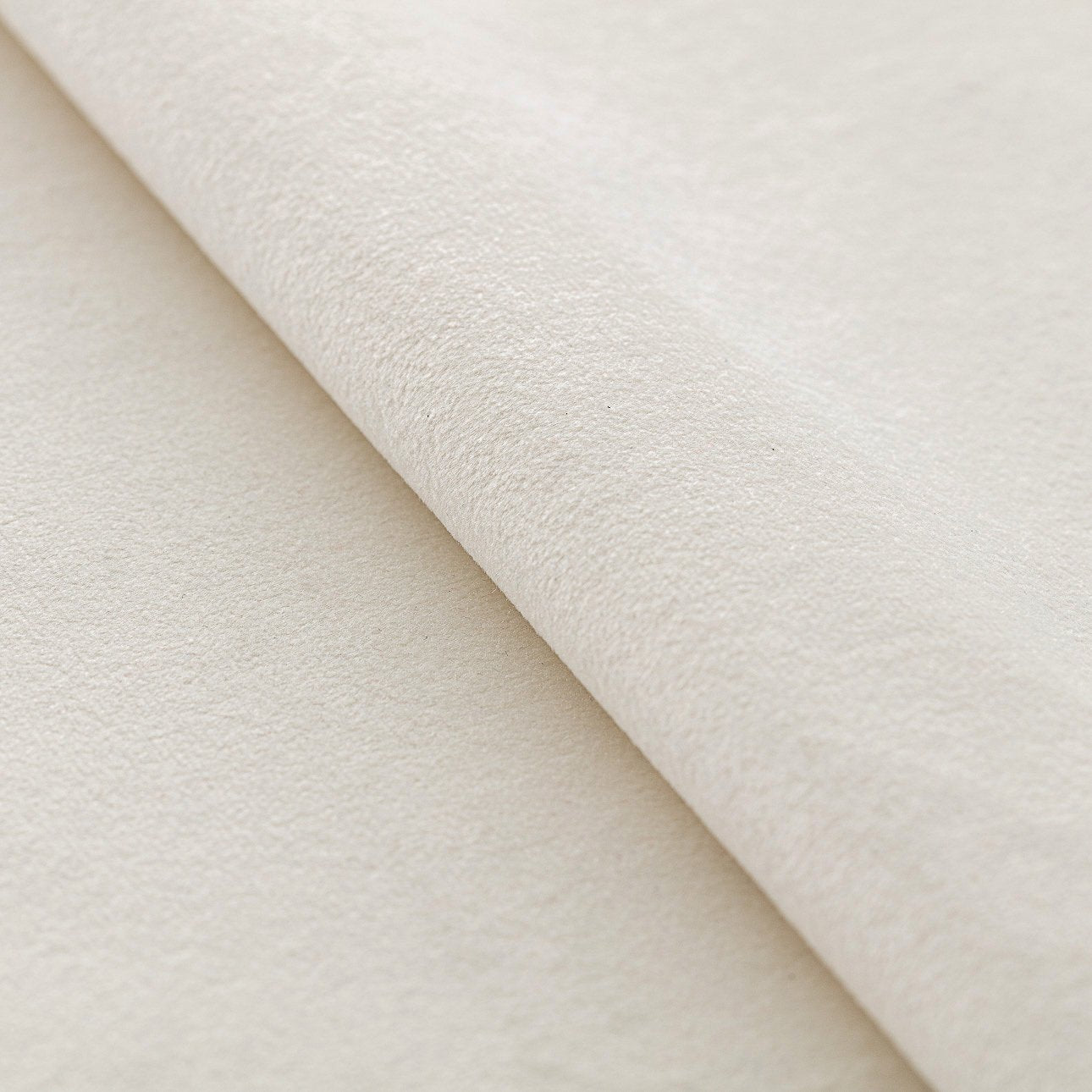 Pouf/tapis de jeu XL en velours 'Fleur' ​​blanc crème