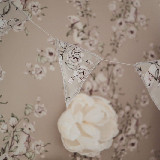 Slinger " Floral Mice"  Taupe