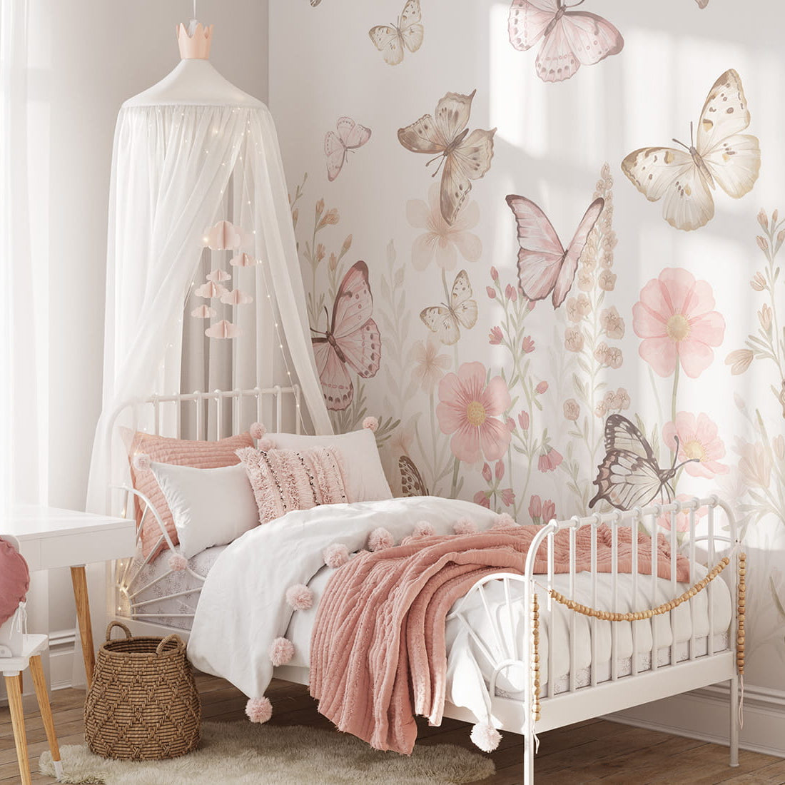 Papillons - petit papier peint