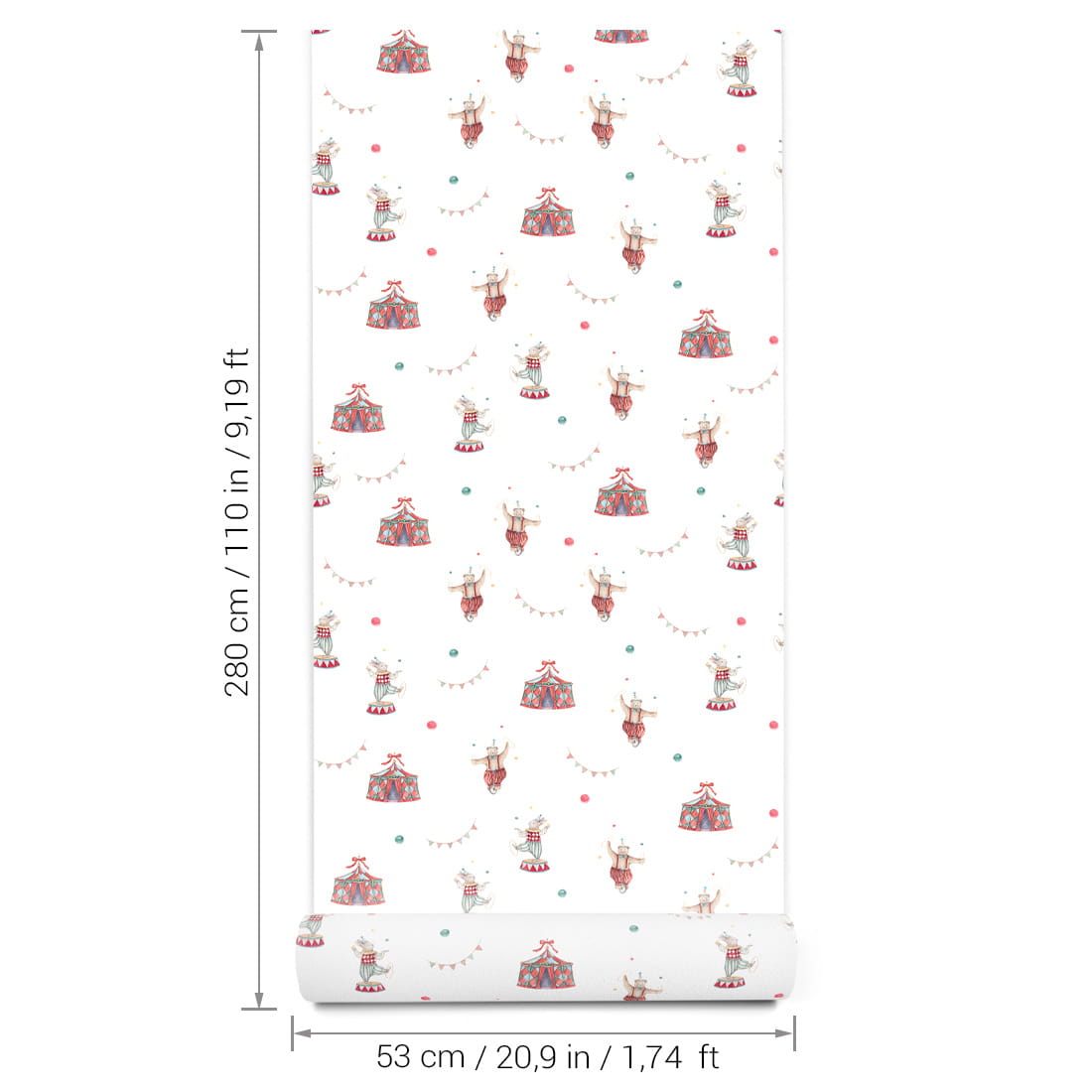 Circus behang