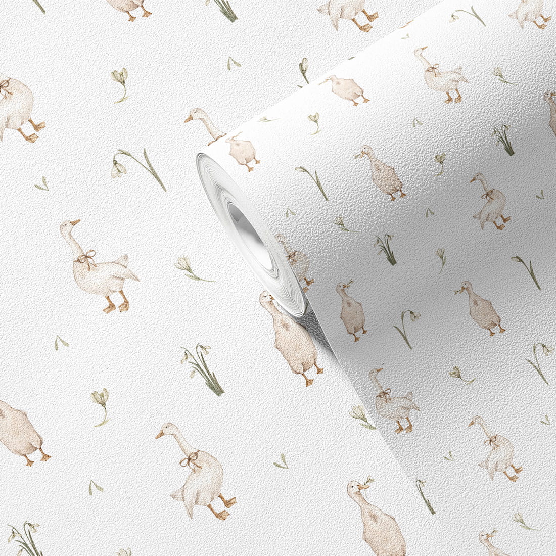 Papier peint oies