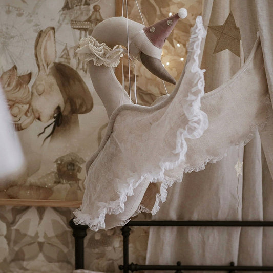 Cygne - Beige - avec chapeau
