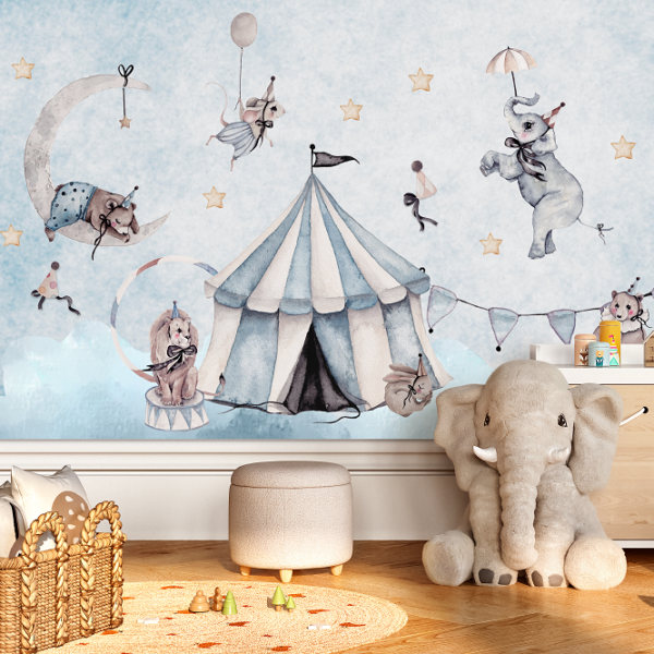 Circus leven Behang